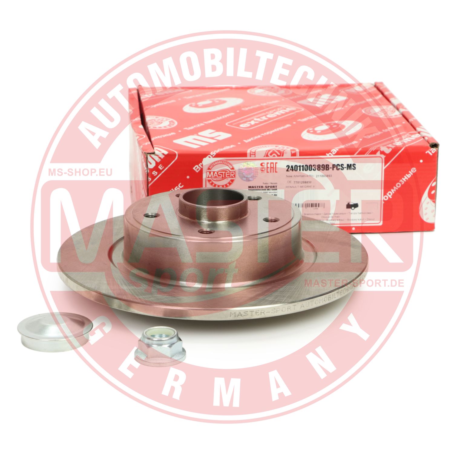 Disc frana MASTERSPORT GERMANY 2401100389B-PCS-MS